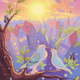 романтика и голуби