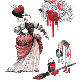 Красная королева. Алиса в стране чудес.