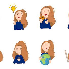 Assistent character for website