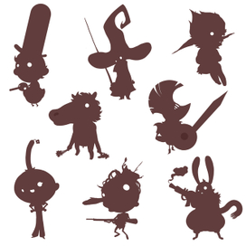 скетчи персонажей на ваш выбор 