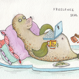 тюлень-фрилансер