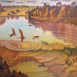 Спящая в озере