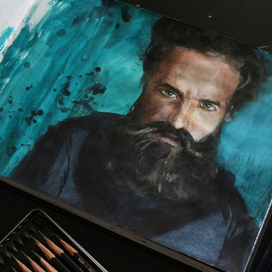 Акварельный портрет