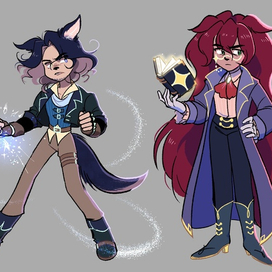 Концепт арт моих персонажей 