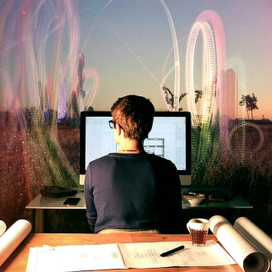 An architect at work