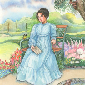 Иллюстрация к книге «Девочки,прославившие Россию»