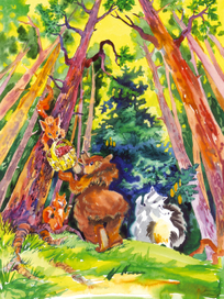 "Лесные истории". Сказка "Добрый мишутка"