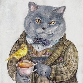 Английский джентельмен с чаем