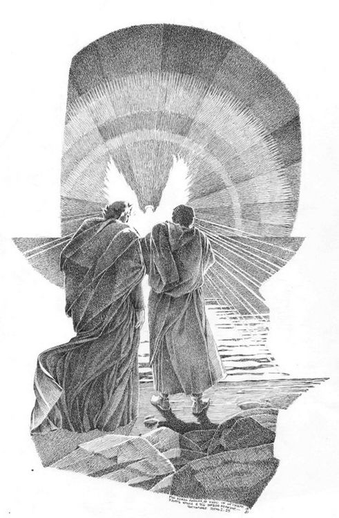 Чистилище. Песнь 2. Терцина 25.