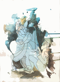 Иллюстрации на тему Екатерина Великая(Проектировалось как роспись на посуду)