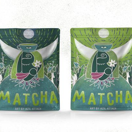 упаковка чая матча