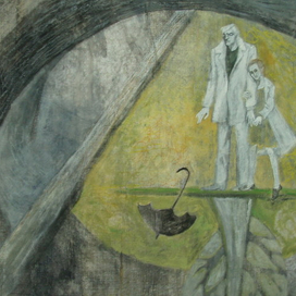 Иллюстрация к роману Х.Кортасара "Игра в классики"