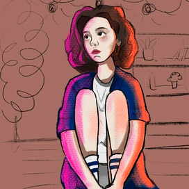 иллюстрация девушки