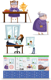 Иллюстрированный стенд для "ЦКП МИЭТ"