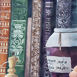 Фрагмент картины "Рыцарь белый". По мотивам дилогии Льюиса Кэролла об Алисе