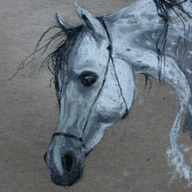 Белая лошадь