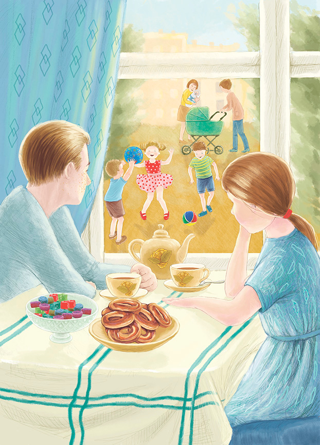 грустно без детей.