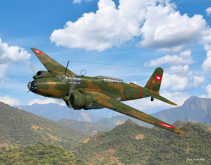 Ki-21 RTAF ( box art for ICM )