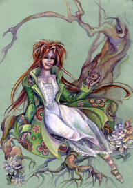 Земля. Забавный гном.