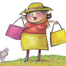 Иллюстрация к пьесе "Дурочка".