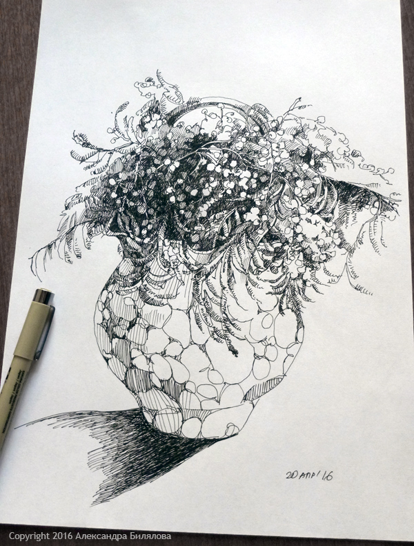 Мимозовый букет