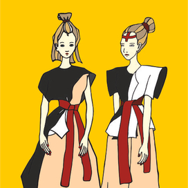 Модные девушки 