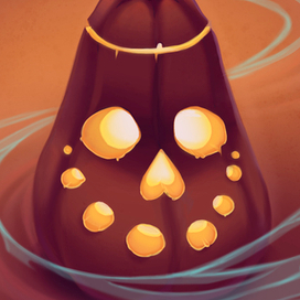 Праздничная тыква