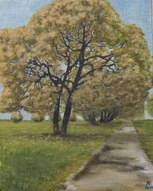 Дерево в парке. Осень