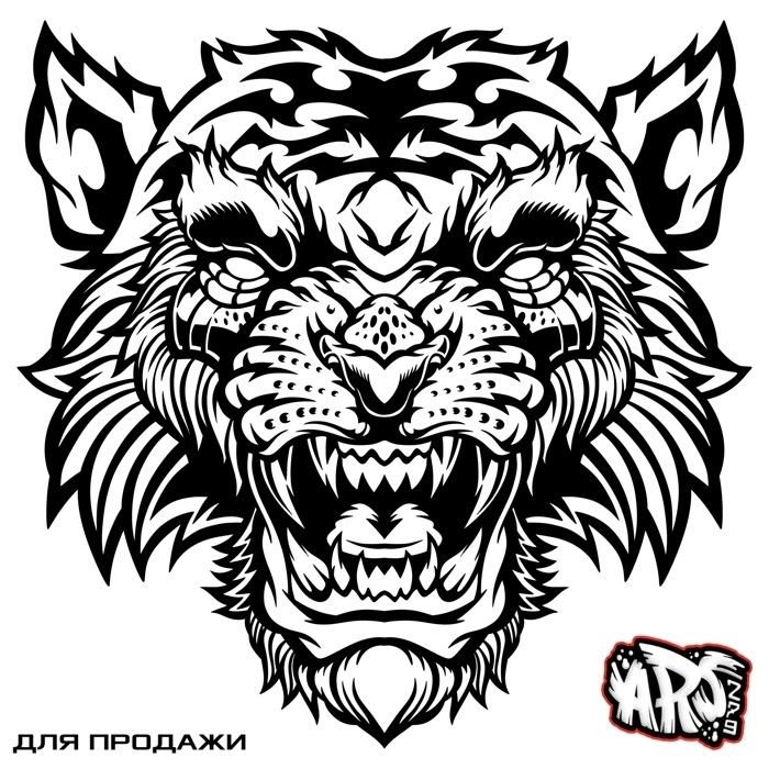 Реплика моего старого рисунка.