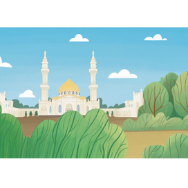 Белая мечеть в Болгаре, Татарстан 