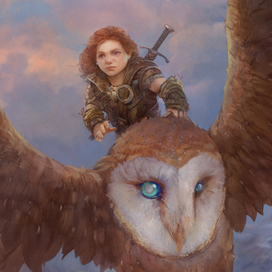 Колдун несет богатыря