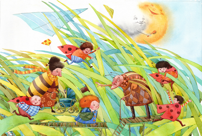 божья коровка...