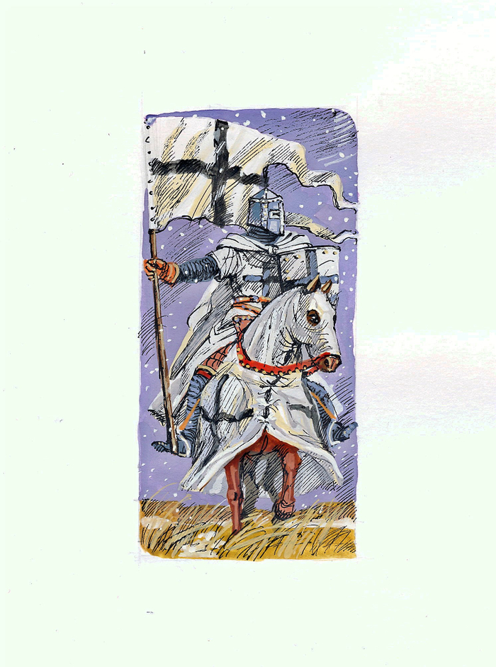 Тевтонский рыцарь.