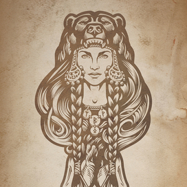 Эскиз для татуировки.