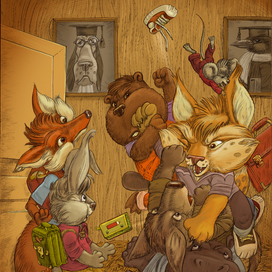 Драка в классе.