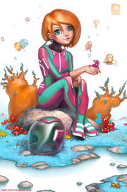 юная космонавтка