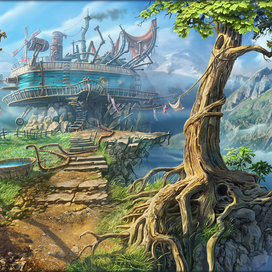 Домик старика