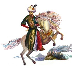 Иллюстрация к роману "Роксолана" Павла Загребельного  