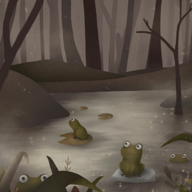 Мрачный пруд 