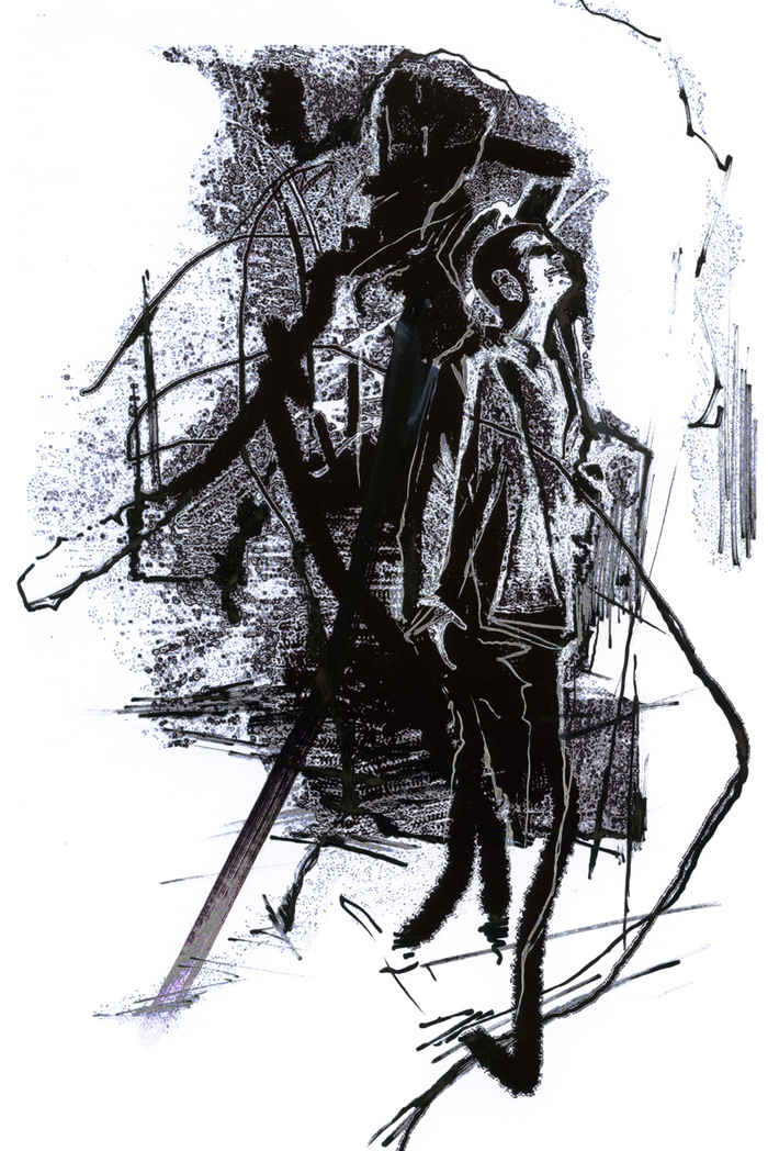  Mikhail Bulgakov's "Master and Margarita". illustration.