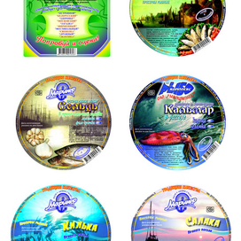 Этикетка для морепродуктов