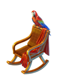 Кресло с попугаем
