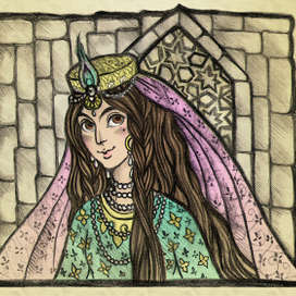 восточная девушка