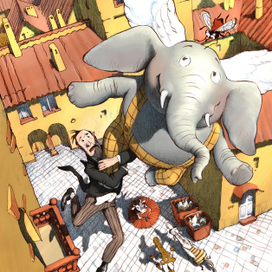 Улет  Слона или Сила счастья.