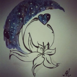 сердце у лилии