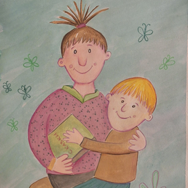 Мама с сыном