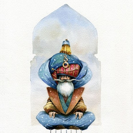 "Йог" (иллюстрация к сказке)