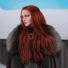 Санса, иллюстрация "Песнь льда и пламени", "Игра Престолов"