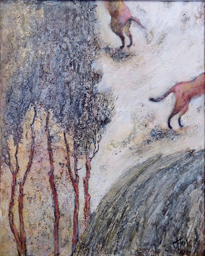 две собаки ушли*