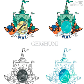 Разработка логотипа для строительной компании.Corporate style.Branded character.Logo